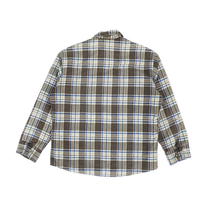 Vintage Brown Plaid Jacket