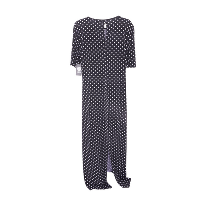 Black Polka Dot Maxi Dress