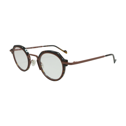 Mauve Round Prescription Eyewear