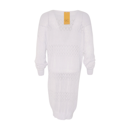 White Plus Cardigan Sweater
