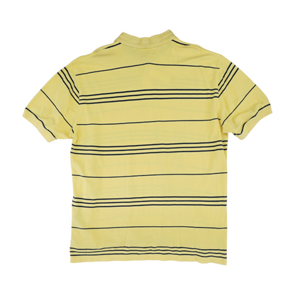 Yellow Striped Short Sleeve Polo