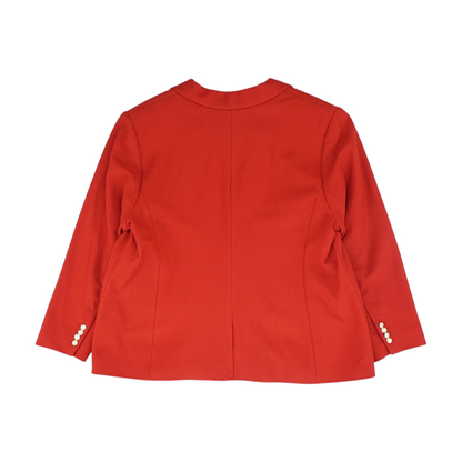 Red Plus Solid Blazer