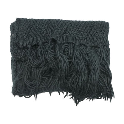 Black Acrylic Scarf
