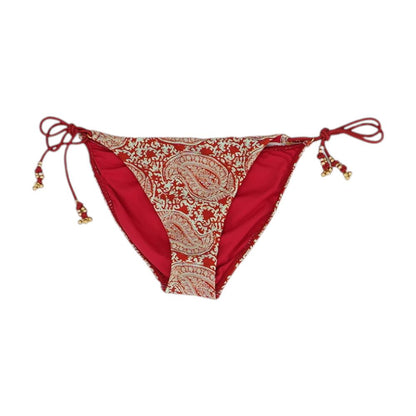 Red Misc Swim Bottom
