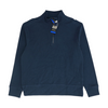 Navy Solid 1/4 Zip Pullover