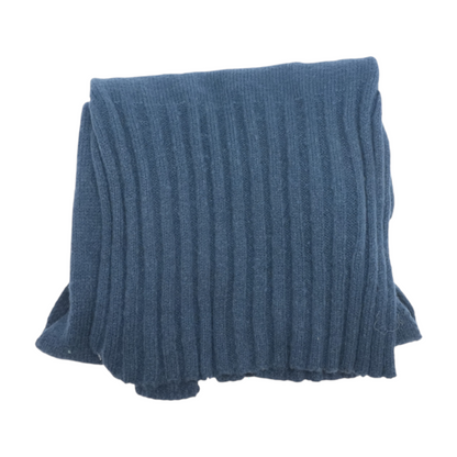 Navy Polyester Scarf