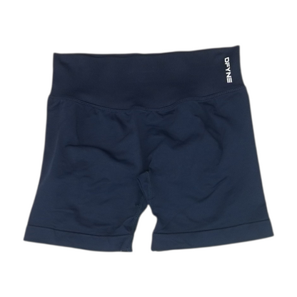 Navy Solid Active Shorts