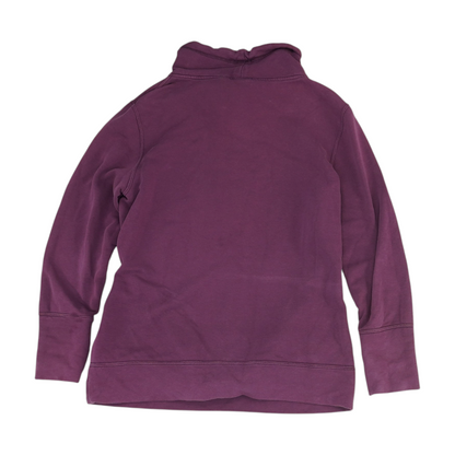 Purple Solid Sweatshirt Pullover
