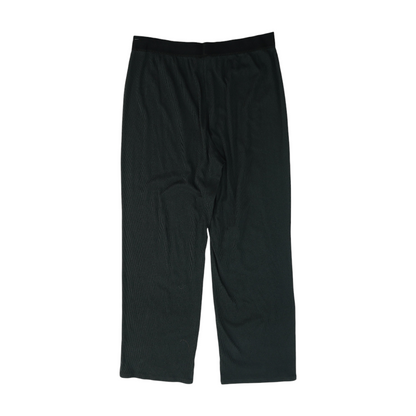 Black Solid Pajama Bottom