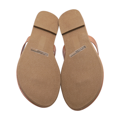 Tan Flip-Flop Sandals
