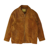 Brown Solid Leather Jacket