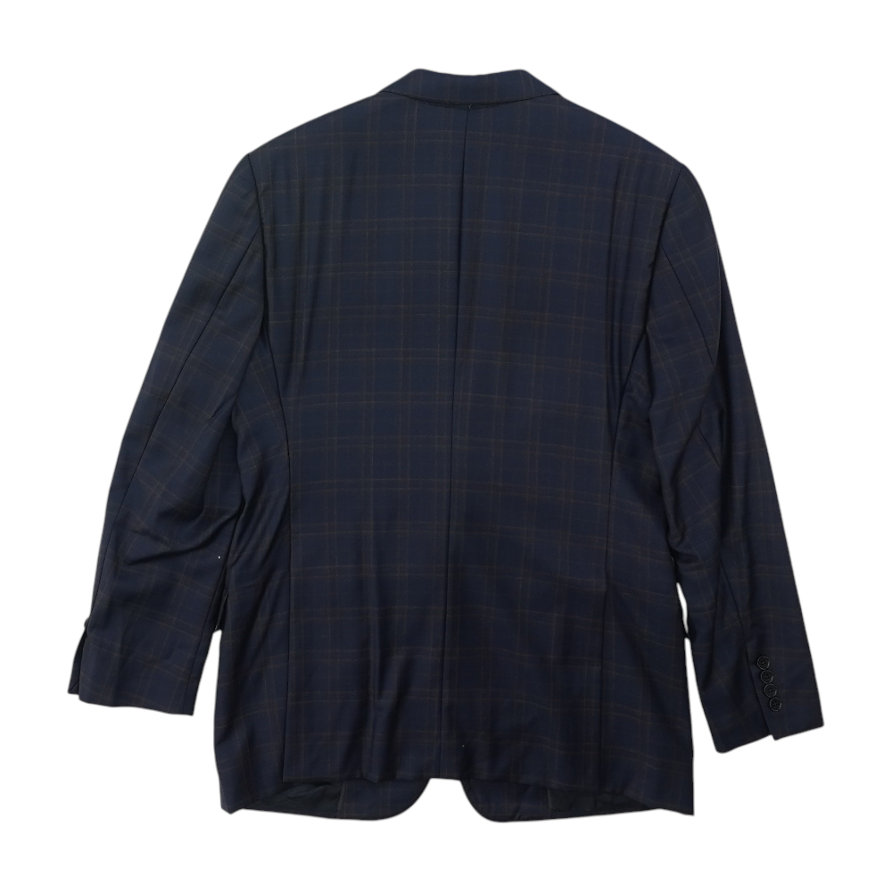 Navy Plaid Sport Coat