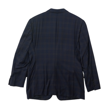 Navy Plaid Sport Coat