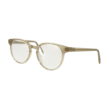 Brown Wright M Round Prescription Eyewear