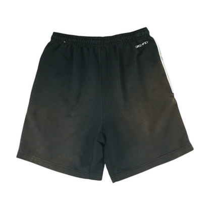 Black Tie-Dye Active Shorts