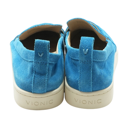 Blue Slip-On Flats