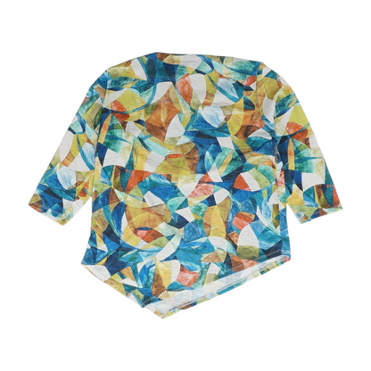 Multi Petite Print Blouse