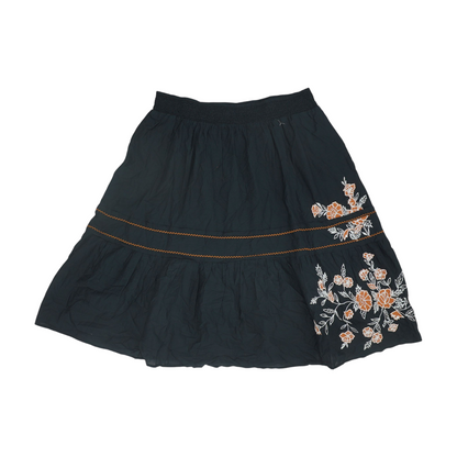 Black Plus Midi Skirt