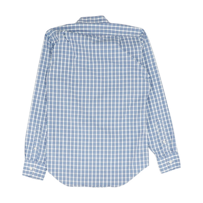 Blue Plaid Long Sleeve Button Down