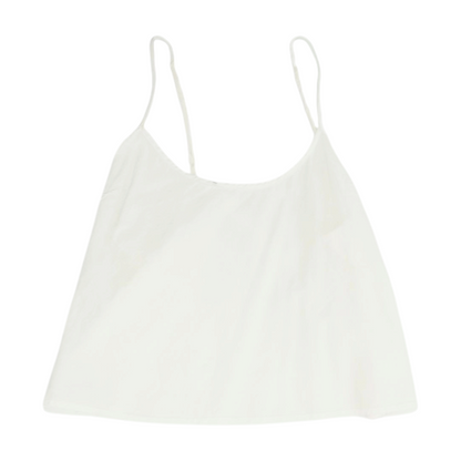 White Cropped Blouse