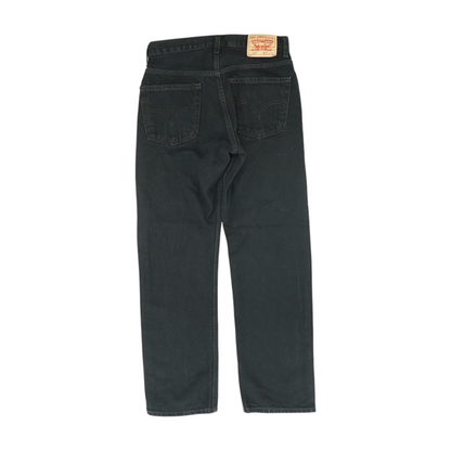 505 Black Regular Jeans