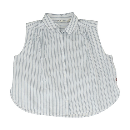 White Striped Button Down