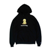 Black Solid Hoodie Pullover