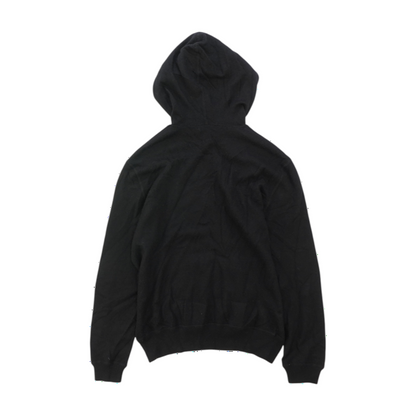 Black Solid Pullover Sweater