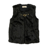 Black Solid Vest