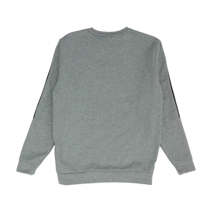 Gray Solid Sweatshirt Pullover
