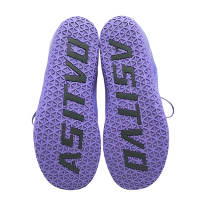 Purple Low-Top Athletic Shoes