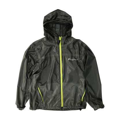 Gray Solid Rain Jacket