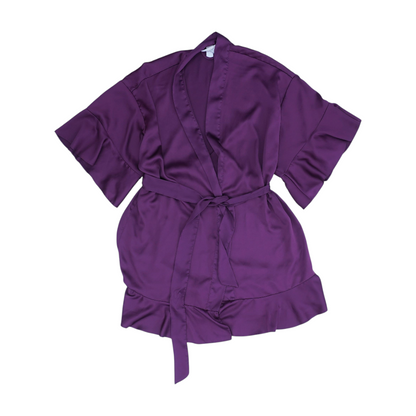 Purple Solid Robe
