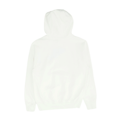 White Solid Hoodie Pullover