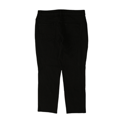 Black Petite Straight Jeans