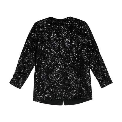 Black Solid Blazer