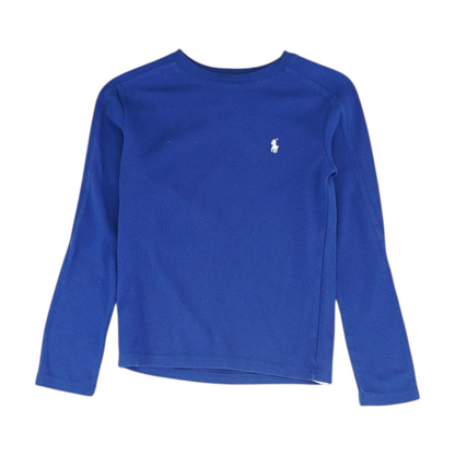 Blue Knit T-Shirt