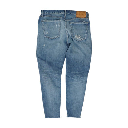 Blue Mid Rise Jeans