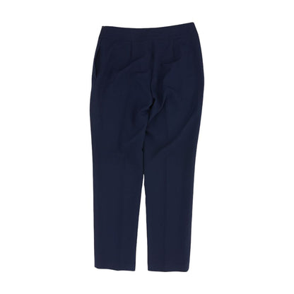 Navy Solid Dress Pants