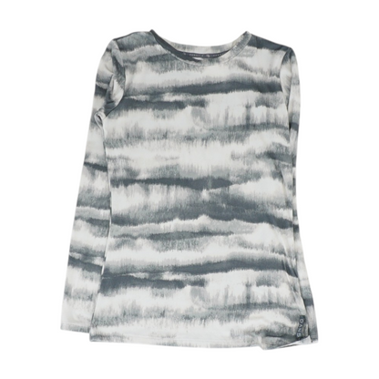 White Tie-Dye Blouse