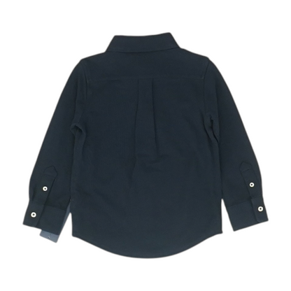 Navy Long Sleeve Button Down
