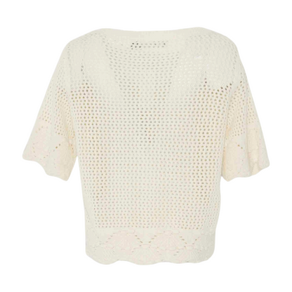 White Cardigan Sweater