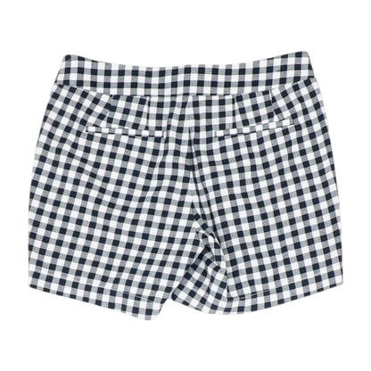 Navy Check Chino Shorts