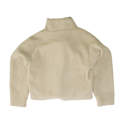 Beige Solid Jacket