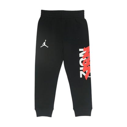 Black Print Active Pants