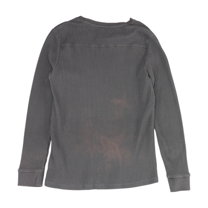 Gray Solid Pullover Sweater