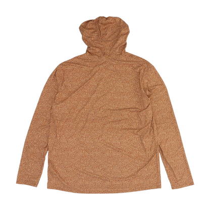 Brown Abstract Active T-Shirt