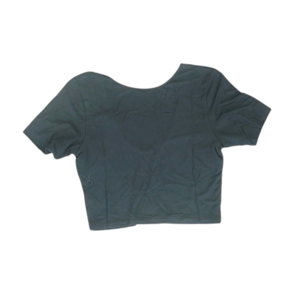 Black Cropped Blouse