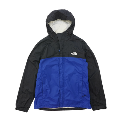 Black Color Block Rain Jacket
