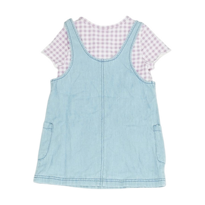 Purple Check Dress